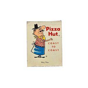 Vintage 1960's, Pizza Hut (Pete), Match Book RARE
